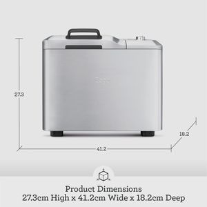 Sage Custom Loaf Bread Maker – Programmable, Stainless Steel