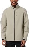 32 DEGREES Heat Men's Full Zip Jacket with Stand Up Collar (XX-Large, Tan), Tan, XX-L