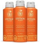 STETSON Personal Care All Day Body Spray by Scent Beauty - Body Spray for Men - Perfect for Men's Grooming Kit - 5 oz - 3 Pack - Off-Road