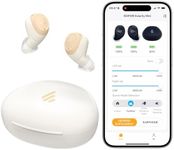 Edifier Mini Hearing Aids, Bluetooth, Rechargeable, Noise Cancellation, 4 Modes, OTC Hearing Amplifier, Nearly Invisible & Comfortable, App Control, Clear Sound