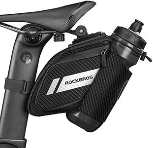 ROCKBROS Bike Saddle Bag Pouch Water Bottle Bike Bag Under Seat Waterproof for Road Mountain Bike