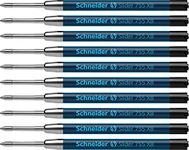 Schneider Slider 755 XB (Extra Broad) Ballpoint Pen Refill, 1.4 mm, ISO Format G2, Black Ink, Box of 10 Refills (175501)