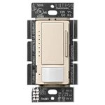 Lutron Maestro LED Dimmer switch with motion sensor no neutral required MSCL-OP153M-LA Light Almond by Lutron Electronics Company Inc.