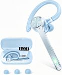 HEIBAS Bluetooth Earpiece V5.1 Headset 72H Talk Time Mic for Office Work