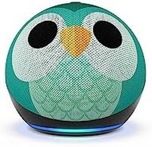 Amazon Echo Dot (5th Gen, 2022 release) Kids | Designed for kids, with parental controls | Owl