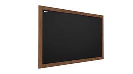 ALLboards Chalkboard with Varnished Wooden Frame 70x50cm, Chalk Writing Board