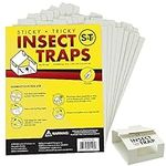 S&T INC. Insect Traps, Brown Recluse, Hobo Spiders, Black Widows, White, 30 Count