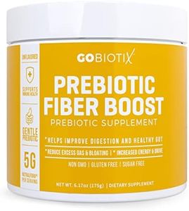 GOBIOTIX Fiber Supplement - Prebiotic Soluble Fiber Powder, Supports Gut Health and Digestive Regularity - Gummies Alternative - Gluten & Sugar Free, Keto, Vegan - 1 Scoop Daily, 35 Servings (1 Pack)