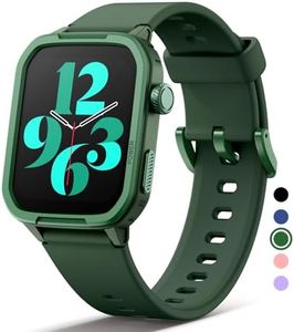 MgaoLo Kids Smart Watch,Fitness Tracker with Heart Rate Sleep Monitor for Boys Girls,Waterproof Activity Tracker Pedometer Step Counter for Fitbit Android iPhone (Used Without app/Phone) (Green)