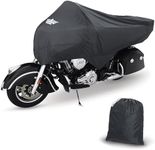 UltraGard Touring Motorcycle Half Cover - Water Resistant, Dust, Sun Protection for Honda Goldwing, ST1300 & Royal Star Venture, with Windshield Liner and Antenna Pads