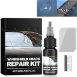 Windscreen Chip Repair Kit,Windshield Crack Repair Kit for Chips & Cracks,DIY Glass Cracked Repair Kits,Universal Windscreen Chip Repair Kit,for Fix Auto Windscreen Glass Cracks/Scratch/Chips/Nicks