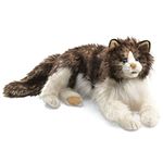 Folkmanis Cat Ragdoll Hand Puppet, Brown