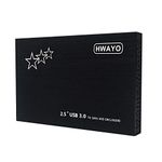 250GB External Hard Drive Portable - HWAYO 2.5'' Ultra Slim HDD Storage USB 3.0 for PC, Laptop, Mac, Chromebook, Xbox One (Black)