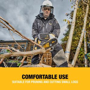 DEWALT 18V XR Compact Chainsaw – Cordless, Lightweight