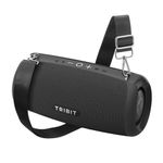 Tribit StormBox Lava Portable Bluetooth Speaker, 80W Loud Wireless Speaker, 24H Playtime, IP67 Waterproof, Bluetooth 5.4, Custom EQ, XBass, Built-in Mic, TWS Pairing for Camping/Beach/Party/Outdoor