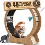 Walnut Wood 48'' XL Cat Wheel - Cat