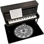 Piano Carpet for Upright Pianos, Soundproof Mat, Noise Reduction Blanket, Anti Vibration Mat, Non-Slip Rug for Electronic Drum, Floor, Guitar, Piano, Chair and Stool Pad BlackA-160x140cm