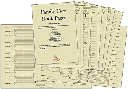 Pack de démarrage Livre Arbre généalogique Parchment