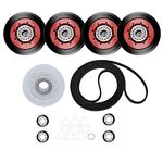 𝟮𝟬𝟮𝟯 𝙐𝙋𝙂𝙍𝘼𝘿𝙀 4392067RC 27-Inch Dryer Repair Kit 4392067VP for Compatible with Whirlpool Ken-More,PS373088 AP3109602, Include 279640 Idler Pulley W10314173 Drum Roller 661570 Belt