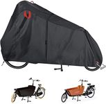 Load Bicycle Cover Tarpaulin Cargo Bike Cover Made of 420D Oxford Bicycle Cover for Load Bikes Waterproof Winter-Proof Dust Rain UV Protection