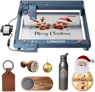 Longer B1 Lasergravierer, 20W Lasergravur- und Schneidmaschine mit automatischer Luftunterstützung, DIY für Holz, Metall, Papier, Acryl, Glas & Leder, 45 × 44 cm Arbeitsbereich (Dunkelgrün)