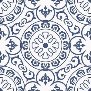 Lot de 10 feuilles de stickers muraux décoratifs à décoller et à coller pour sol, cuisine, salle de bain, maison pour animaux de compagnie, cheminée, PVC Adhesive Adhesif Sol (10, Bleu)