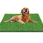 Fortune-star Artificial Grass Dog Grass Mat and Grass Doormat Indoor Outdoor Rug Fake Grass Turf for Dogs Potty Training Area Patio Lawn Decoration (80 x 130 cm)