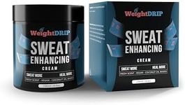 Sweat Enhancer Cream, Vegan, Handmade Sweat Cream for Women and Men with Revitalizing Coconut Oil and Essential Oil, Ideal for Pre and Post Workout