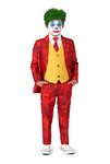 Suitmeister Fun Halloween Suits for Boys - Scarlet Joker Boys - includes Jacket, Pants & Tie - S