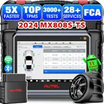 Autel MaxiCheck MX808S-TS Bidirectional Scanner: 2024 All-in-One TPMS Tool of MaxiCOM MK808S-TS, MK900-TS with TPMS Programming Relearn, Upgrade of MK808TS MK808S, 28+ Service, Active Test, Android 11