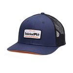 Timberland Standard A.D.N.D. Light Logo Mid Profile Trucker Cap, Navy, OS