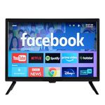 IONETECK 19 Inch Small Smart TV HD 900P LED, Flat Screen Smart Television with ATSC Tuner/HDMI/USB/AV for Kitchen, RV, Camper, Home & Bedroom or On-The-Go Entertainment