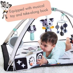 Tiny Love Black & White Gymini Baby Play Mat – Developmental Activity Gym