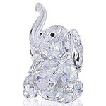 H&D Crystal Cute Elephant Figurine 