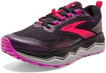 Brooks Women's, Caldera 5 Trail Running Shoe, Black Pink, 7