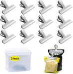 12 Pack Heavy Duty Chip Bag Clips,3