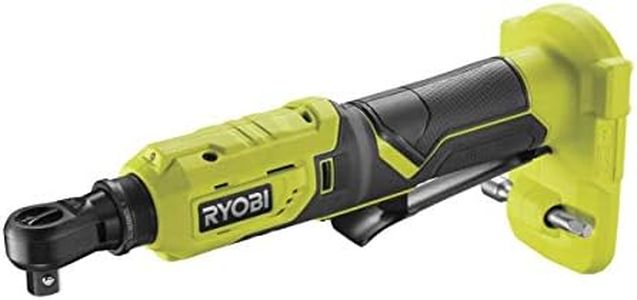 RYOBI 18 V ONE+ Akku-Ratschenschrauber R18RW2-0 (Leerlaufdrehzahl 280 min⁻¹, Drehmoment 60 Nm, ohne Akku und Ladegerät und Ladegerät)