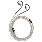 GUCraftsman 6N Single Crystal Silver 2.5mm/3.5mm/4.4mm Upgrade/Replacement Earphone Cable for Sennheiser IE200 IE300 IE600 IE900 (3.5mm Plug)