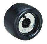 Dynabrade (94472) Dynacushion 5" (127 mm) Diameter x 3.5" (89 mm) Wide Standard Pneumatic Wheel, Composite Hub | for 3.5" (89 mm) Wide x 15.5" (394 mm) Long Belts