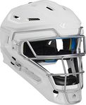 Rawlings | MACH Catcher's Helmet | Baseball | Junior (6 1/2" - 7") | White/White