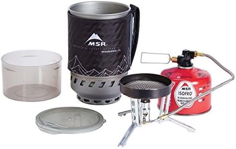 MSR WindBurner Duo Windproof Camping and Backpacking Stove System Black 1.8L