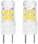 G8 T4 Jcd Led Bulb Samsung Microwave Halogen Light Bulb 20W 120V Bi-pin Base Daylight White 6000K 2 Pack