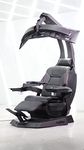 CLUVENS Brand Black Unicorn Model 2.0 Computer Chair Cockpit Gaming Chair Workstation Zero graity Chair for 3 Monitors for Office and Home use