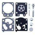 Haishine Carburetor Repair Kit Fit for Poulan Pro Craftsman Blower 545081855 for Walbro WT-875-A