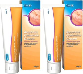 Care Aqueous Calamine Cream, Sunburn Relief, Soothing Itch Relief Cream, TLC for dry skin and other Minor Skin Conditions, 100g Cream (Pack of 2)