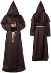 FEOYA Medieval Hooded Monk Robe Ren