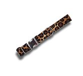 Leopard print dog collar (Medium)