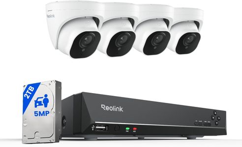 Reolink 4K NVR Security System, 8-Channel, 2TB, 4 Cameras