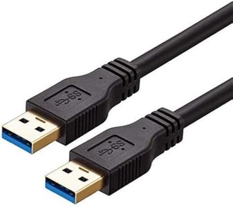 Ruaeoda USB to USB Cable Male to Male 20 ft, Long USB 3.0 Cable A to A for Data Transfer Hard Drive Enclosures, Printer, Modem, Cameras