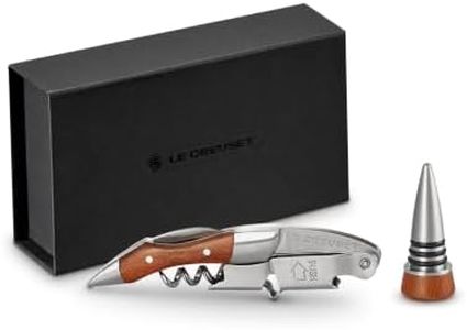 Le Creuset Wooden Waiter's Friend Corkscrew & Stopper Set